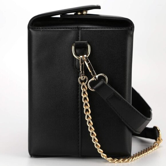 Tower Print Crossbody Shoulder Bag,Pu Chinese Takeout Box Totes Purse for Women - Picture 3 of 7